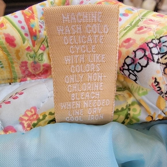 Kate Hill Quilted Snap Front Lined Paisley Print Jacket Size Large EUC - Picture 5 of 9